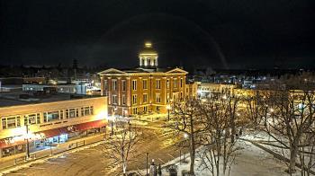 Weather camera view of City of Woodstock.