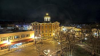 Weather camera view of City of Woodstock.