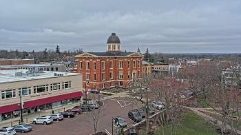 Weather camera view of City of Woodstock.