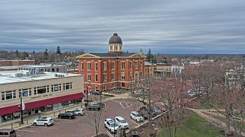 Weather camera view of City of Woodstock.