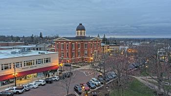 Weather camera view of City of Woodstock.