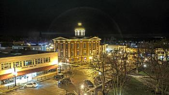 Weather camera view of City of Woodstock.