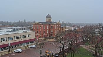 Weather camera view of City of Woodstock.