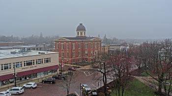 Weather camera view of City of Woodstock.