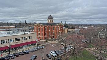 Weather camera view of City of Woodstock.