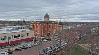 Weather camera view of City of Woodstock.