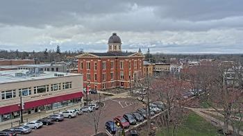 Weather camera view of City of Woodstock.