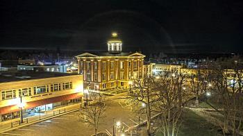 Weather camera view of City of Woodstock.