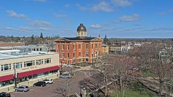 Weather camera view of City of Woodstock.
