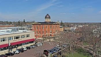 Weather camera view of City of Woodstock.