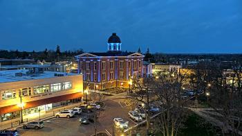 Weather camera view of City of Woodstock.