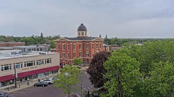 Weather camera view of City of Woodstock.