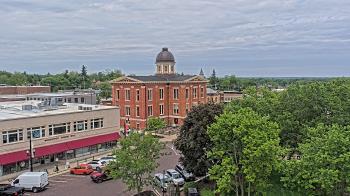 Weather camera view of City of Woodstock.