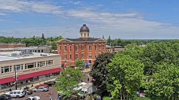 Weather camera view of City of Woodstock.