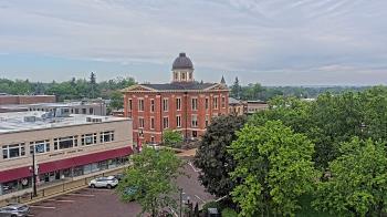 Weather camera view of City of Woodstock.