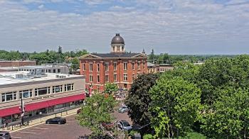 Weather camera view of City of Woodstock.