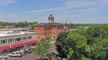 Weather camera view of City of Woodstock.