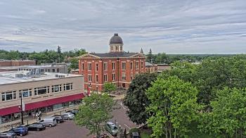 Weather camera view of City of Woodstock.