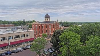 Weather camera view of City of Woodstock.
