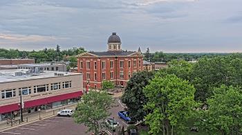 Weather camera view of City of Woodstock.