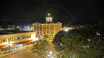 Weather camera view of City of Woodstock.