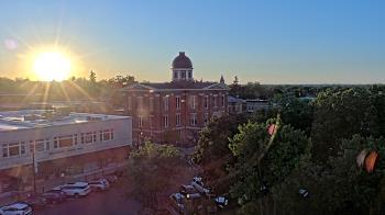 Weather camera view of City of Woodstock.