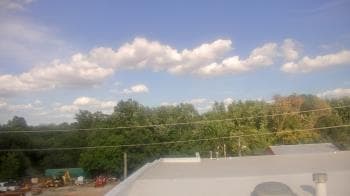 Weather camera view of Decatur Waste Water Department.