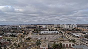 Weather camera view of Northern Illinois University.