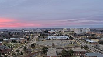 Weather camera view of Northern Illinois University.