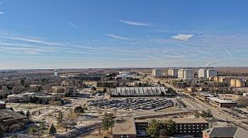 Weather camera view of Northern Illinois University.