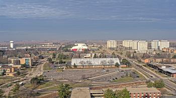 Weather camera view of Northern Illinois University.