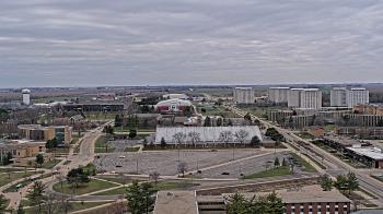 Weather camera view of Northern Illinois University.