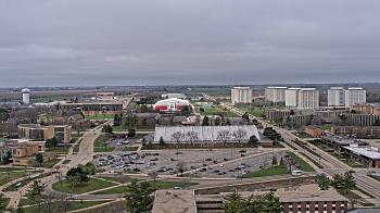 Weather camera view of Northern Illinois University.