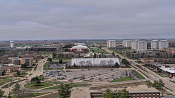 Weather camera view of Northern Illinois University.