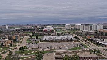 Weather camera view of Northern Illinois University.