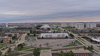 Weather camera view of Northern Illinois University.