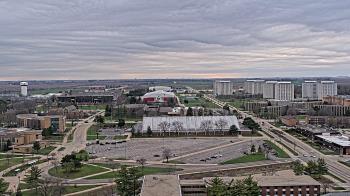 Weather camera view of Northern Illinois University.