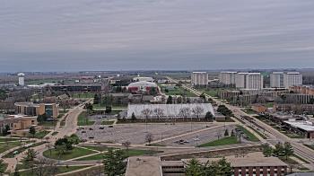 Weather camera view of Northern Illinois University.