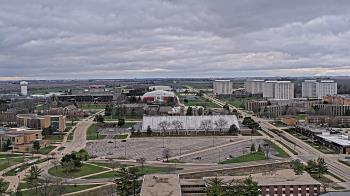 Weather camera view of Northern Illinois University.