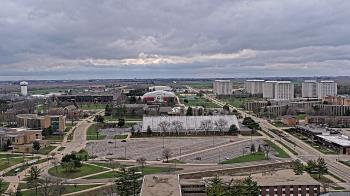 Weather camera view of Northern Illinois University.