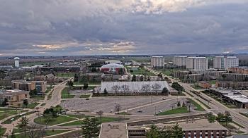 Weather camera view of Northern Illinois University.