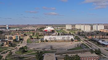 Weather camera view of Northern Illinois University.