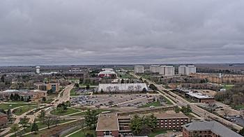 Weather camera view of Northern Illinois University.