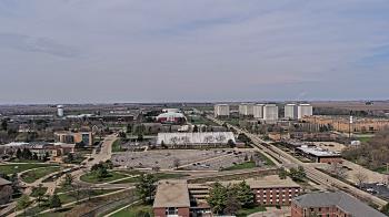 Weather camera view of Northern Illinois University.