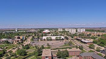 Weather camera view of Northern Illinois University.