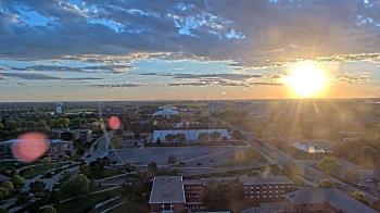Weather camera view of Northern Illinois University.