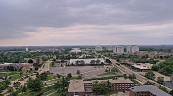 Weather camera view of Northern Illinois University.