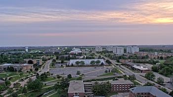 Weather camera view of Northern Illinois University.