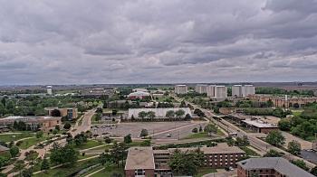 Weather camera view of Northern Illinois University.