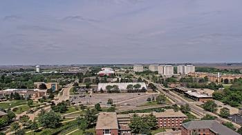 Weather camera view of Northern Illinois University.